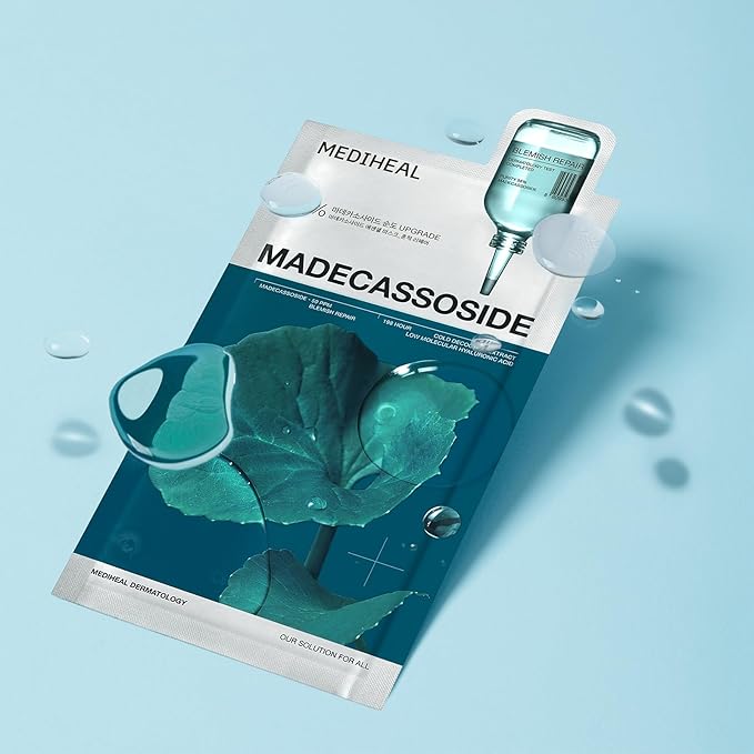 MEDIHEAL OFFICIAL (MEDIHEAL) Madecassoside Essential Mask 10 Pieces, Anti-Skin Irritation Care, Moisturizing, Full of Beauty Serum, Moist, Moisture, Skin Care