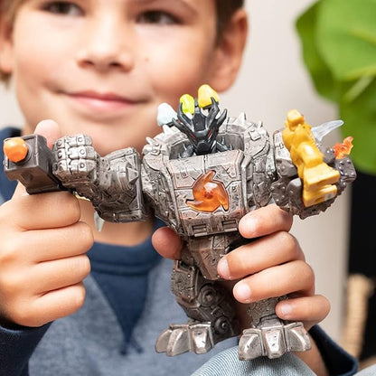 Schleich Eldrador 20-Piece Robot Toy Playset for Boys and Girls Ages 7+, Master Robot with Mini Creature, Multi