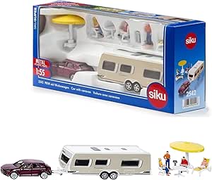 SIKU Porsche Macan SK2542 with Caravan