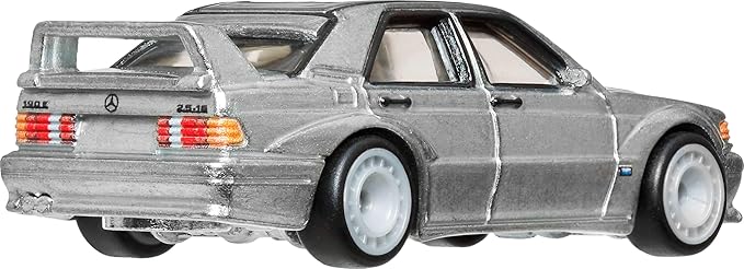 Hot Wheels Car Culture Modern Classics Mercedes Benz 190 E 2.5-16 Evolution II Vehicle Toy Mini Car  Silver HRV98