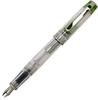 Pilot Prera Iro-Ai Fine-Nib Transparent Green Body Fountain Pen (FPRN-350R-TLGF)