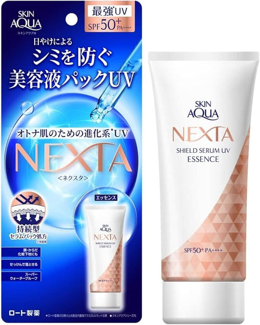 Skin Aqua Nexa Shield Serum UV Essence,  (8 Serum Ingredients, Vitamin C Derivatives, SPF50+ PA++++)