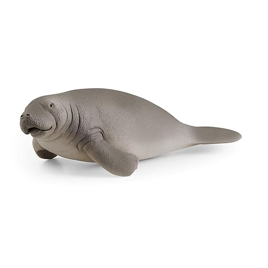 Schleich Wild Life, Animal Figurine, Animal Toys for Boys and Girls 3-8 years old, Manatee