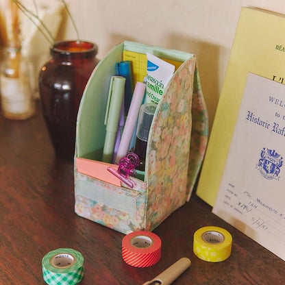 Hobonichi Planner Stappo Mini Liberty FABRICS/Hollyhocks (Orange) Notebook Accessory
