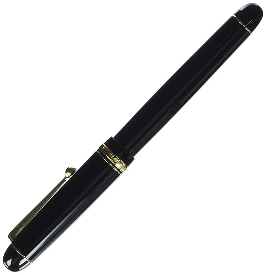 Pilot Fountain Pen Custom 74, B-Nib, Black Body (FKK-1000R-B-B)