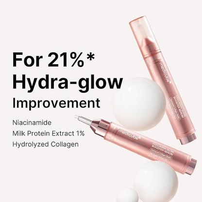 Medicube Collagen Glow Booster Serum, Purunto Collagen, Collagen Blended, Vibrant Skin, Ultra Dry Skin Serum,UNBOX JAPAN EXCLUSIVE