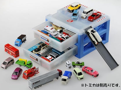タカラトミー(Takara Tomy) Metal Tomica New Parking Case for 1: 64 Scale Die Cast Cars, Multicolor