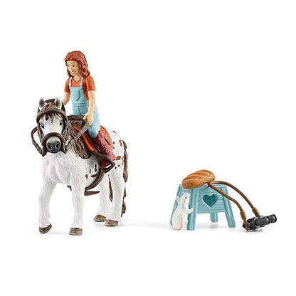 Schleich Horse Club Horse Club Mia and Spotty 9-Piece Educational Playset for Kids Ages 5-12