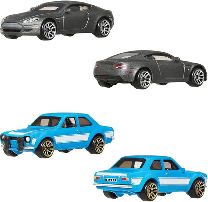 Hot Wheels Fast and Furious 10 Pack Assorted Ride On Toys Mini Cars 10 Pack Ages 3+ Multi JCT92-986A