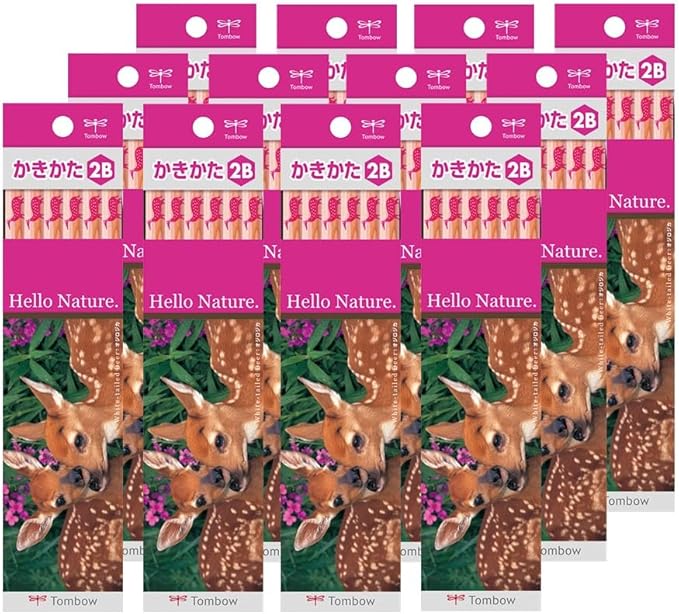 TOMBOW Pencil Hello Nature 2B Dolphin 12 Dozen KB-KHNDL2B-12P