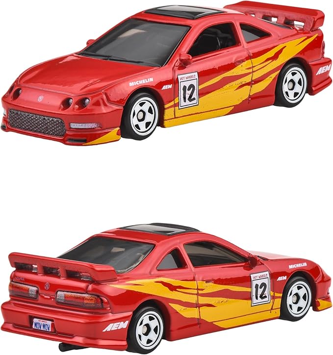 Hot Wheels 986K-HNR88 Fast and Furious Theme Assortment - Racing Course Vehicle Toy Mini Car, Pack of 10, Sold in Box, 3 Years Old and Up Multi