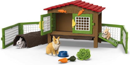 Schleich Farm World Rabbit Cabin 42728