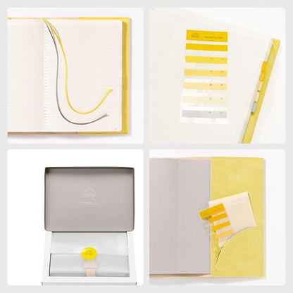 Iroha Published 2026 SUNNY Notebook, Standard, Free Daily, 2026/January/B6 Size, Spruce Glitter] L-LSD-60