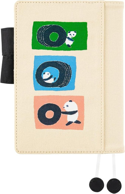 Hobonichi daily planner original (A6) size notebook cover Kitamurajin/Love it (Panda)