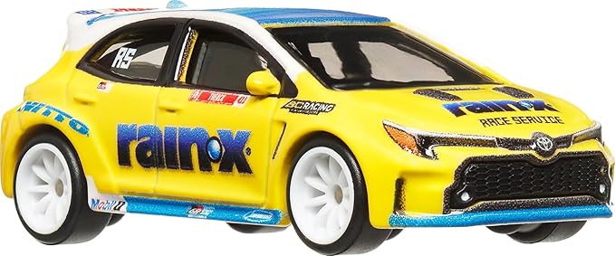 Hot Wheels HKC82 Car Culture Slide Street 2023 Toyota GR Corolla, Vehicle, Toy, Mini Car, For Ages 3 and Up, Yellow