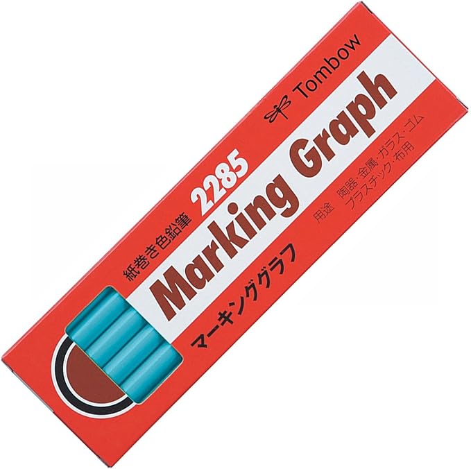 Tombow Pencil Colored Pencils, Paper Roll, Marking Graph, Indigo, 1 Dozen, 2285-17