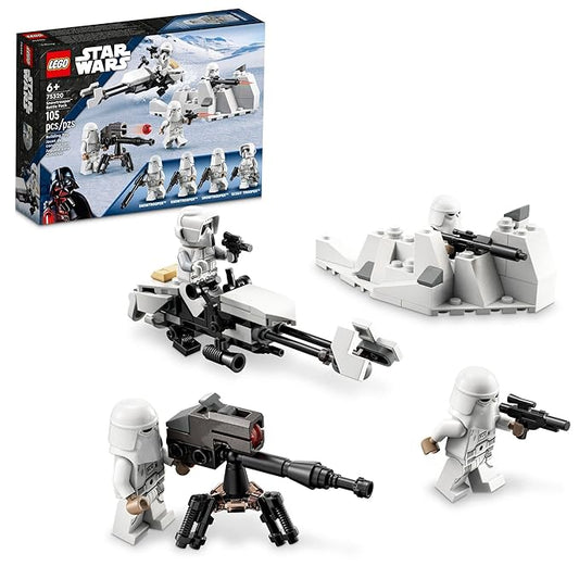 LEGO Star Wars Snowtrooper Battle Pack 75320; Toy Building Kit for Kids Aged 6 and up (105 Pieces) Multicolor