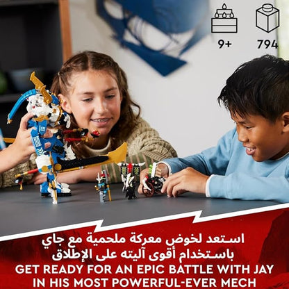 LEGO Ninjago Jay’s Titan Mech 71785 Building Toy Set (794 Pieces)