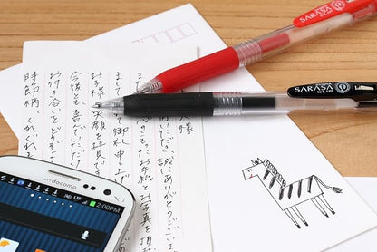 Zebra gel ballpoint pen Sarasa Clip 0.5 P-JJ15-R5 red 5 pieces