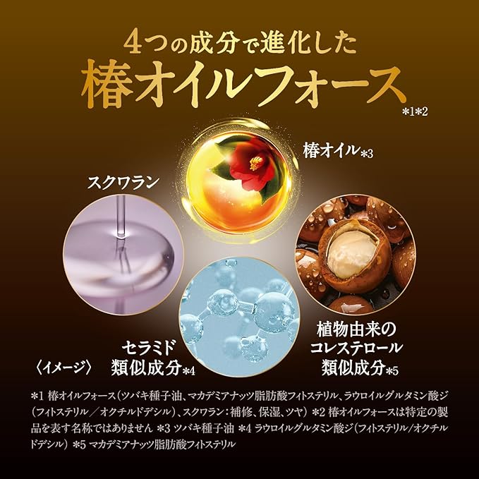 TSUBAKI Conditioner Refill, 30.4 fl oz (900 ml) x 3 + Special [Premium Moist & Repair] Glossy, Oil Force, Moisturizing, Bulk Drying, UV Ray