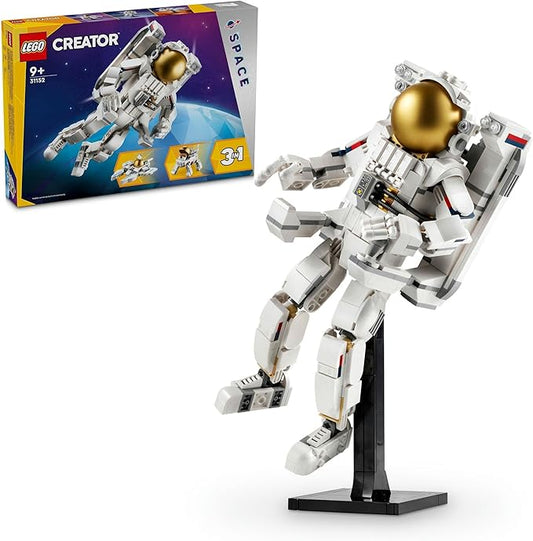 LEGO 31152 Creator Astronaut Toy Present  Space Rocket, Educational, Creative