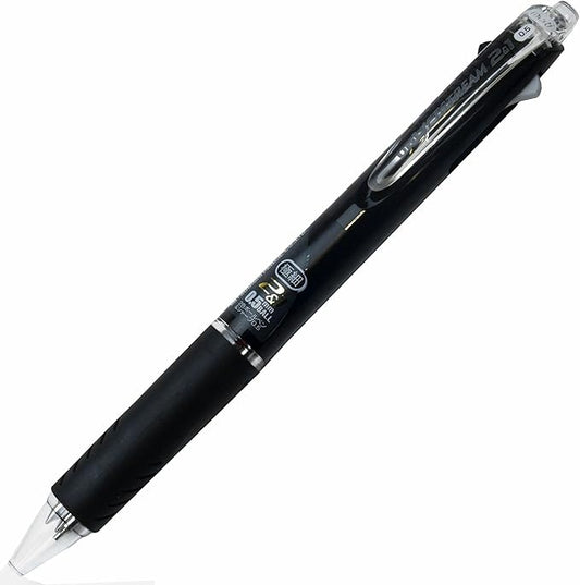 Uni Jetstream Multi Pen 2and1, 0.5mm Ballpoint Pen (, Black, Red) and 0.5mm Mechanical Pencil, Black Body (MSXE350005.24)