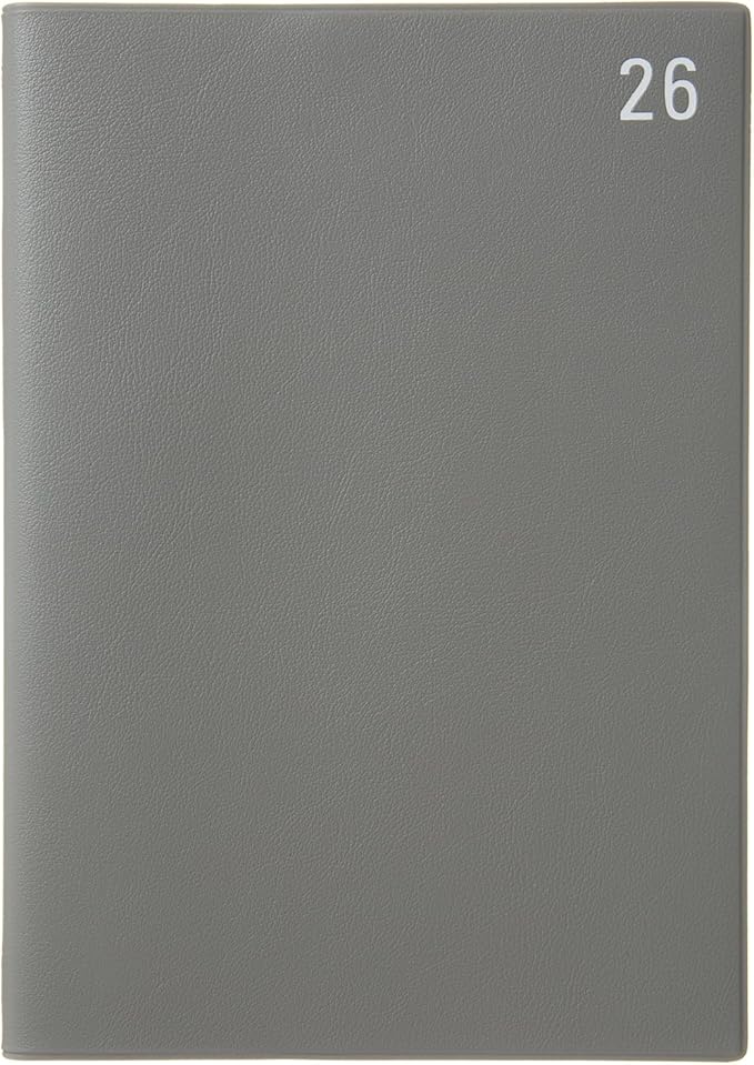 Laconic LAD98-260GY Notebook, 2026, A5, Weekly Year, Gray (Starts on December 2025)