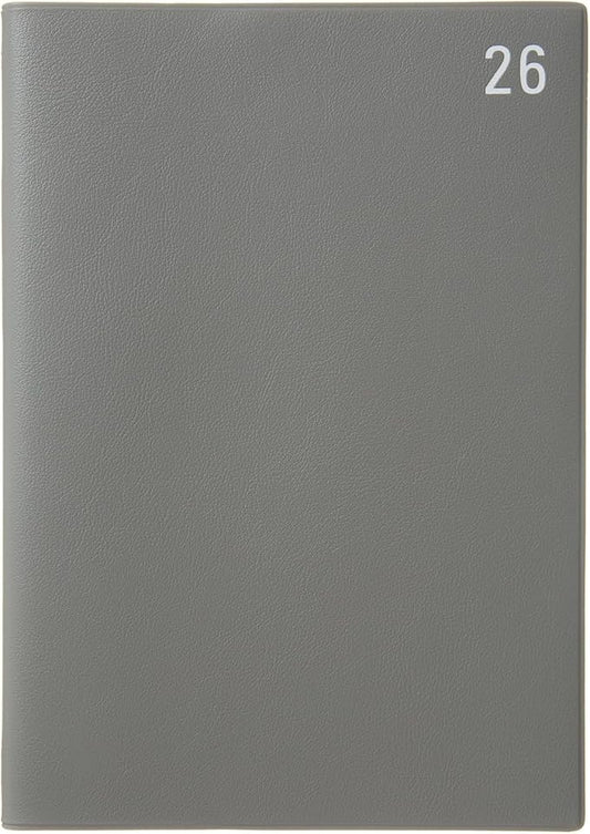 Laconic LAD98-260GY Notebook, 2026, A5, Weekly Year, Gray (Starts on December 2025)