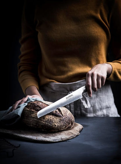 Global G-9-8-3/4 Inch, 22cm Bread Knife