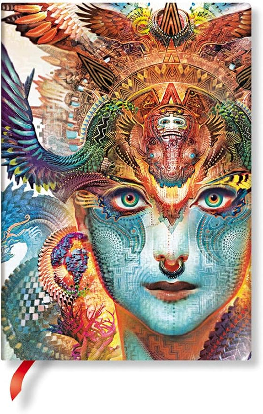 Paper Blanks Notebook, Flexis Dharma Dragon B6 Midi Ruled FB5376-7