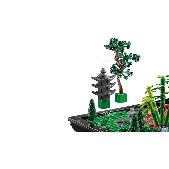 G_ハイ LEGO Icons Tranquil Garden 10315 Building Kit for Adults (1,363