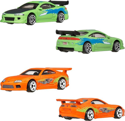 Hot Wheels Fast and Furious 10 Pack Assorted Ride On Toys Mini Cars 10 Pack Ages 3+ Multi JCT92-986A