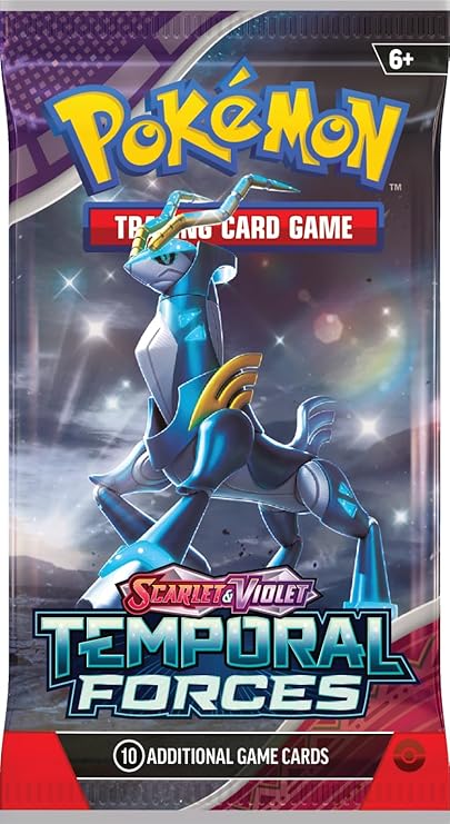 Pokemon TCG: Scarlet & Violet - Temporal Force Elite Trainer Box - Iron Leaf (1 Full Art Iron Sphere Promo Card, 9 Boosters & Premium Accessories)