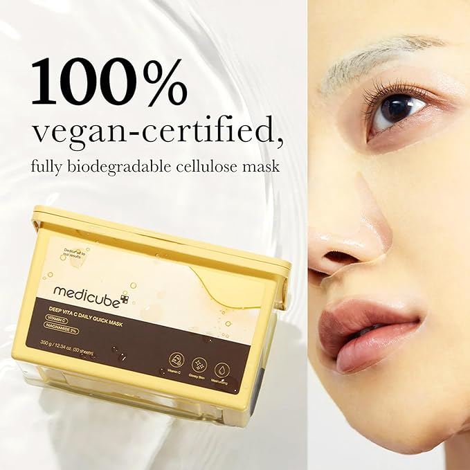 Medicube Deep Vita C Quick Mask 30 sheets Skin care UnboxJapan Exclusive