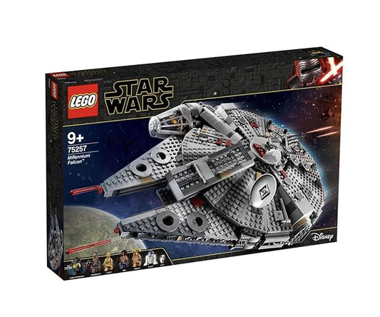 LEGO Millennium Falcon Building Blocks for Kids (1351 Pcs) 75257,Multicolor