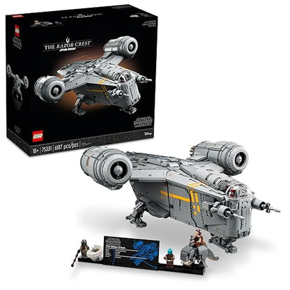 LEGO Star Wars The Razor Crest UCS Set, Ultimate Collectors Series Starship Model Kit for Adults, Large Iconic The Mandalorian Memorabilia Collectable, 75331