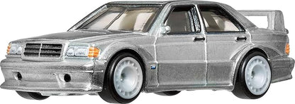 Hot Wheels Car Culture Modern Classics Mercedes Benz 190 E 2.5-16 Evolution II Vehicle Toy Mini Car  Silver HRV98