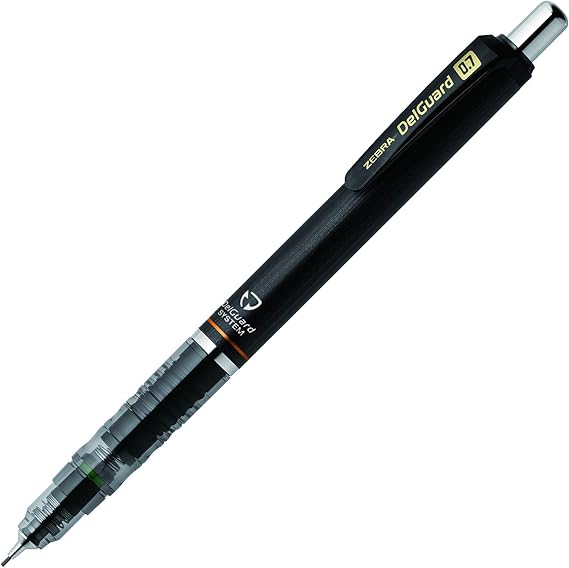 ZEBRA Mechanical Pencil, Del Guard, 0.7mm, Bright Blue (P-MAB85-BRB)