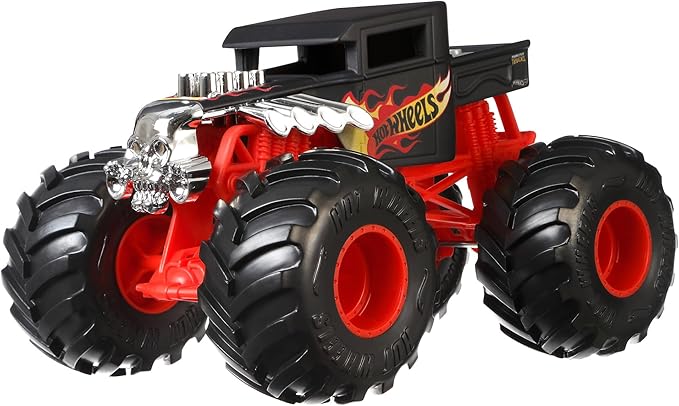 Hot Wheels GWL11 Monster Truck, Big Size, Bigfoot, Mini Car, 1:24