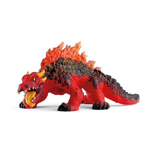Schleich Eldrador Creatures 70156 Magmawaran - Realistic Mythical Fantasy Monster Action Figure, Dangerous Magma Giant Lizard with Realistic Details, Figures from 7 Years