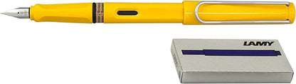 LAMY  LT10BLBK Fountain Pen Nib EF Safari Yellow L18-EF Compatible Type Converter