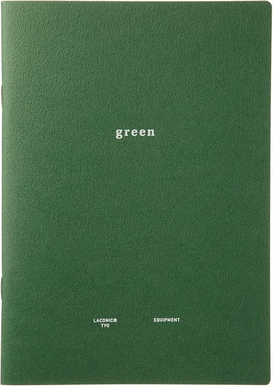 Laconic Style Notebook B6 Green LGF43