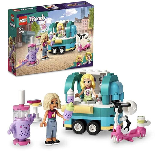 LEGO Friends Mobile Bubble Tea Shop 41733 Building Toy Set (109 Pieces), Multi Color