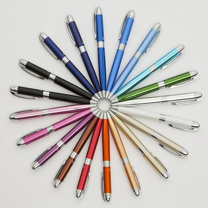 Zebra Oil Based Ink Ballpoint Pen, Fortia VC, Black Ink, Light Blue Body - BA93-LB