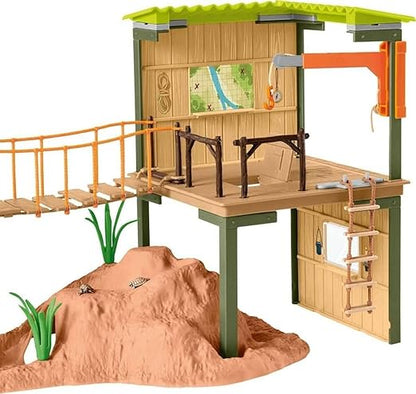 Schleich - 42507 Ranger Adventure Station, Multi Color