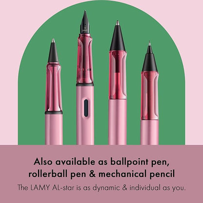 LAMY L0E6-EF Fountain Pen, Extra Fine Point, Ulster Autumn Pink