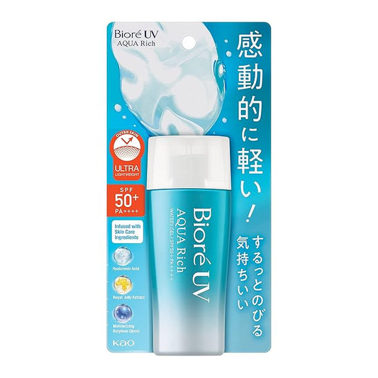 Biore UV Aqua Rich Watery Gel For All Skin Type / Spf50+ Pa++++, 70 Ml