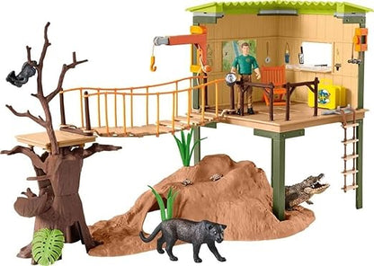 Schleich - 42507 Ranger Adventure Station, Multi Color
