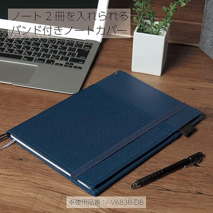 Kokuyo A5 Notebook with Cover, Compatible with Systemic Ring Notebook