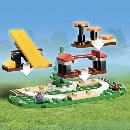 LEGO City Mobile Police Dog Training 60369 Building Toy Set (197 Pcs),Multicolor